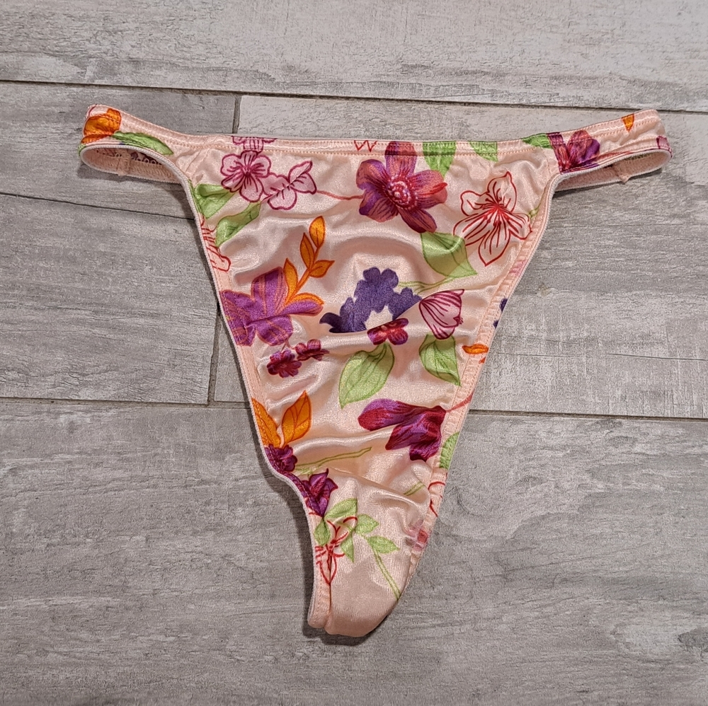 Victoria secret second skin satin thong